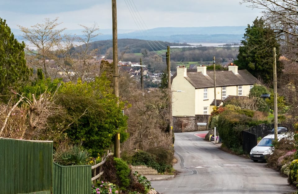 The cottage looks impressive as you drive towards it.