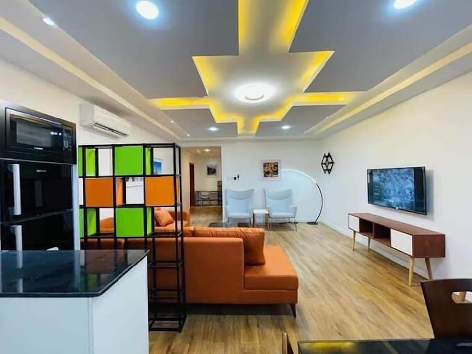 Family Apartment, Balcony, City View | Living area