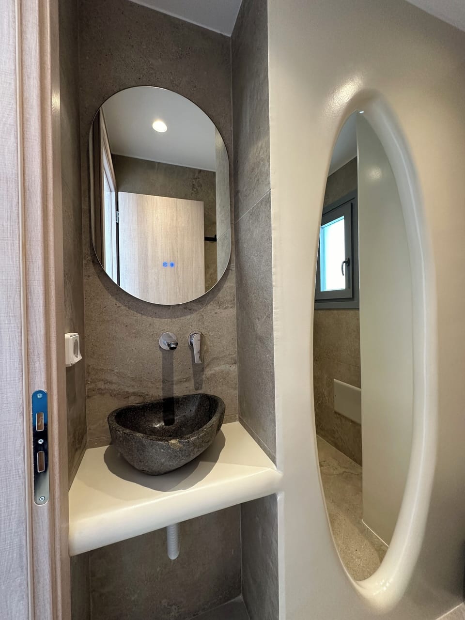 Superior Double Room, Balcony, Sea View | Bathroom | Shower, hair dryer, towels, soap