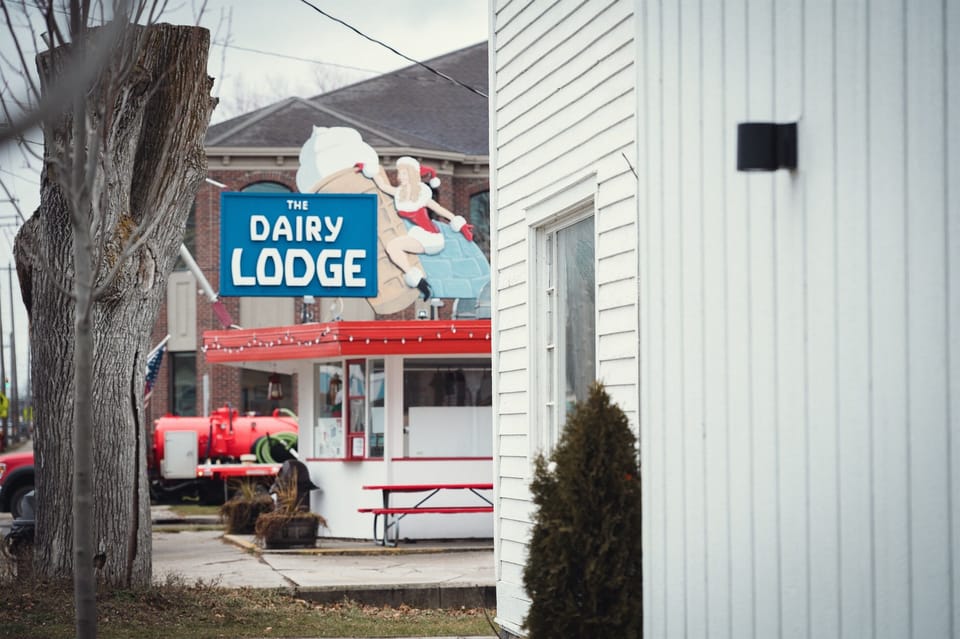 Famous Dairy Lodge Ice Cream Next Door