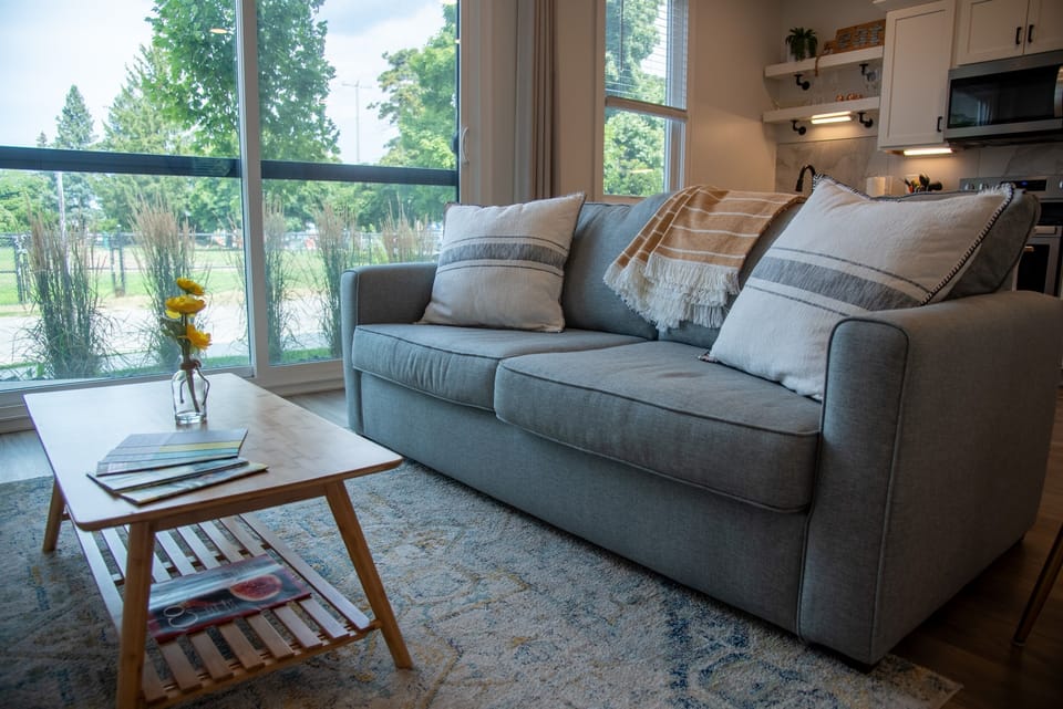 Upgraded Very Comfortable Memory Foam Pull Out Couch