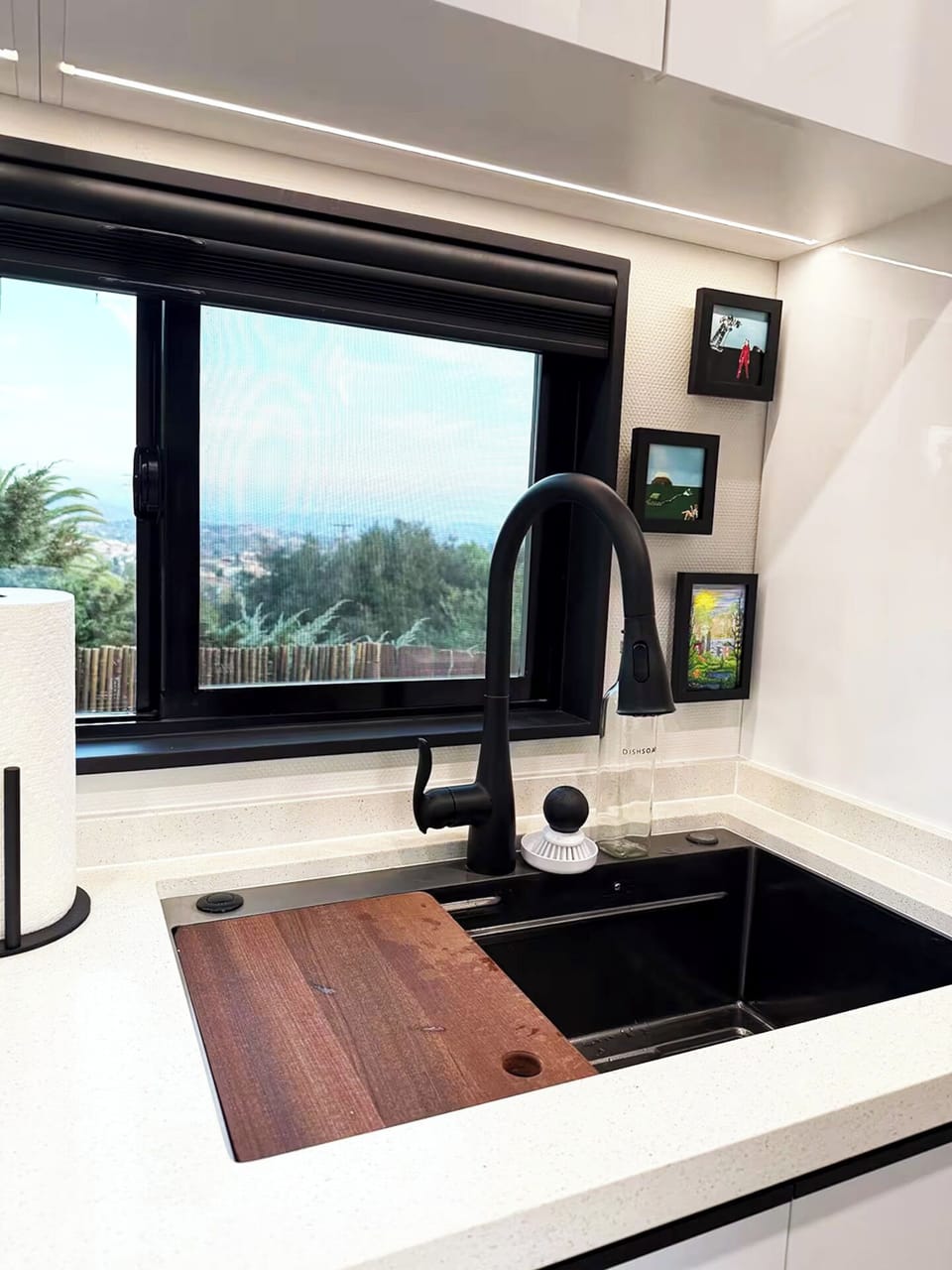 Stunning views from the kitchen window.