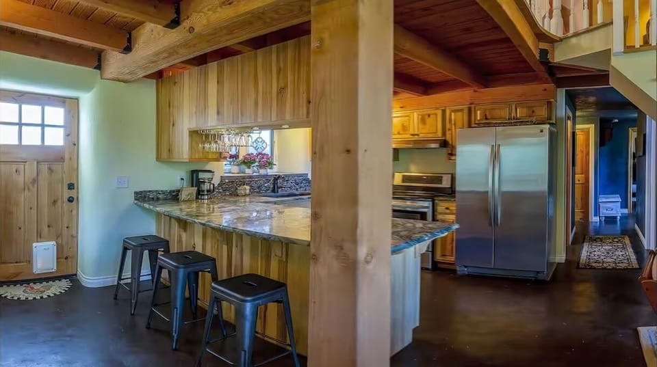 Kitchen and back door