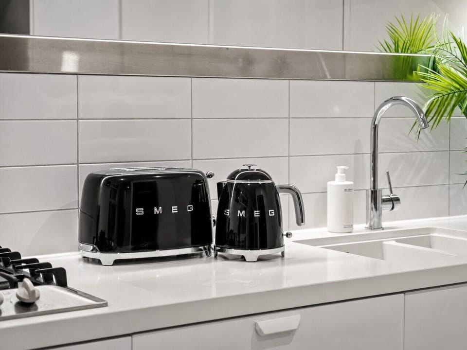 High end SMEG appliances.