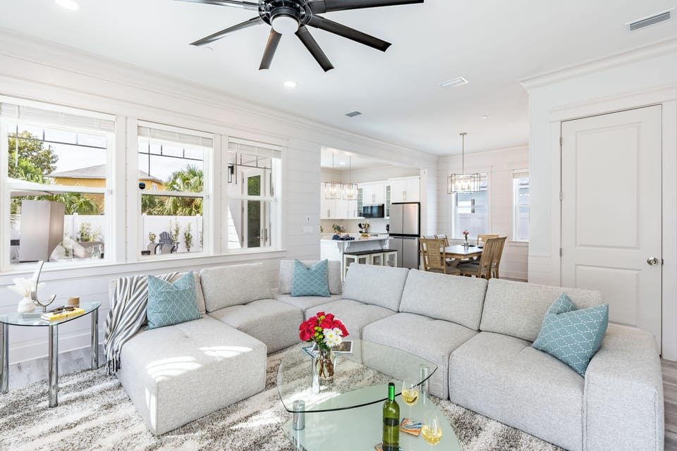 Bright, contemporary interiors.