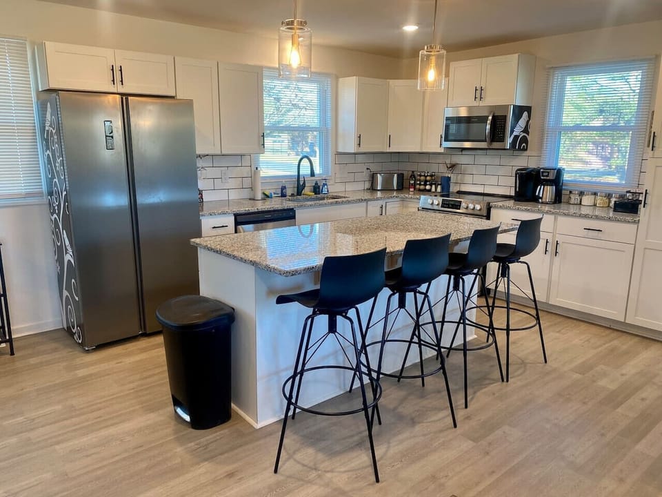 Modern fully equipped kitchen