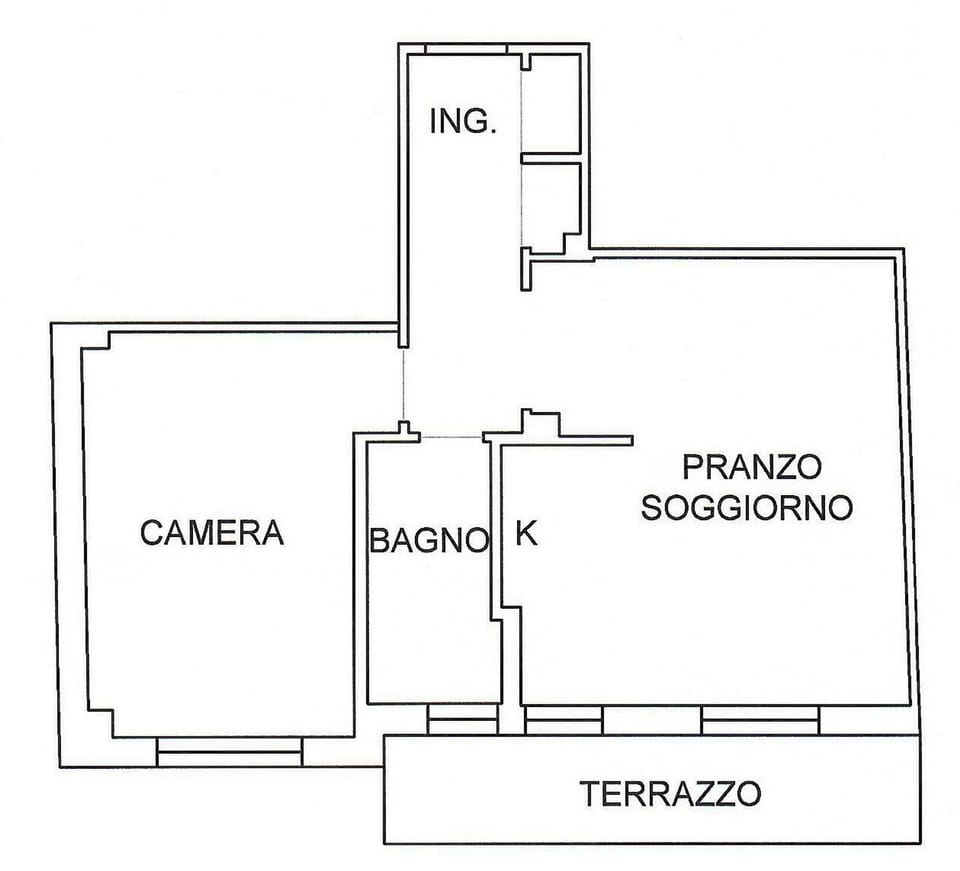 Apartment, Balcony | Floor plan