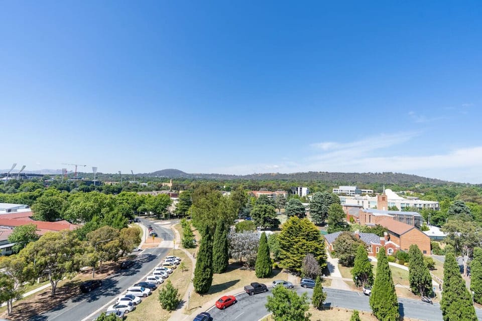 Experience breathtaking views from our penthouse, where panoramic vistas create a stunning backdrop for your stay. The sweeping scenery is sure to leave you in awe.