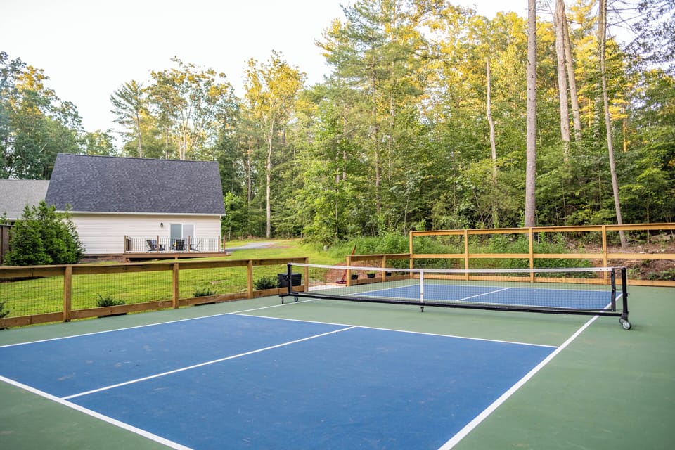 Pickleball Court: paddles and balls included