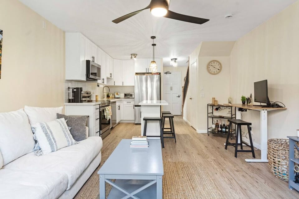 This thoughtfully designed space combines modern elegance with everyday practicality.