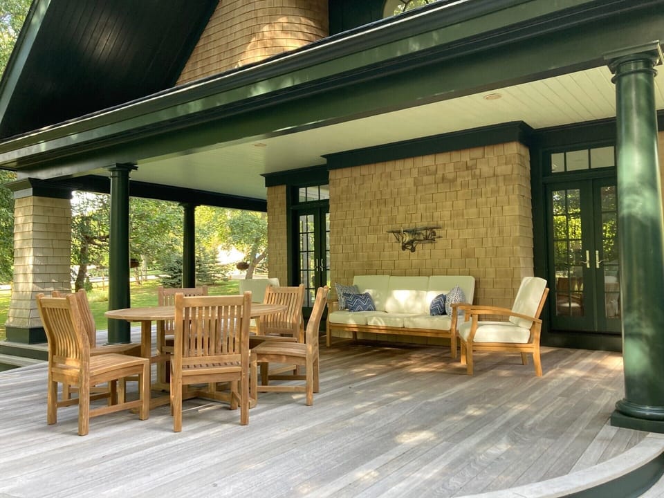 MAHOGANY TEAKWOOD PORCH & FURNITURE