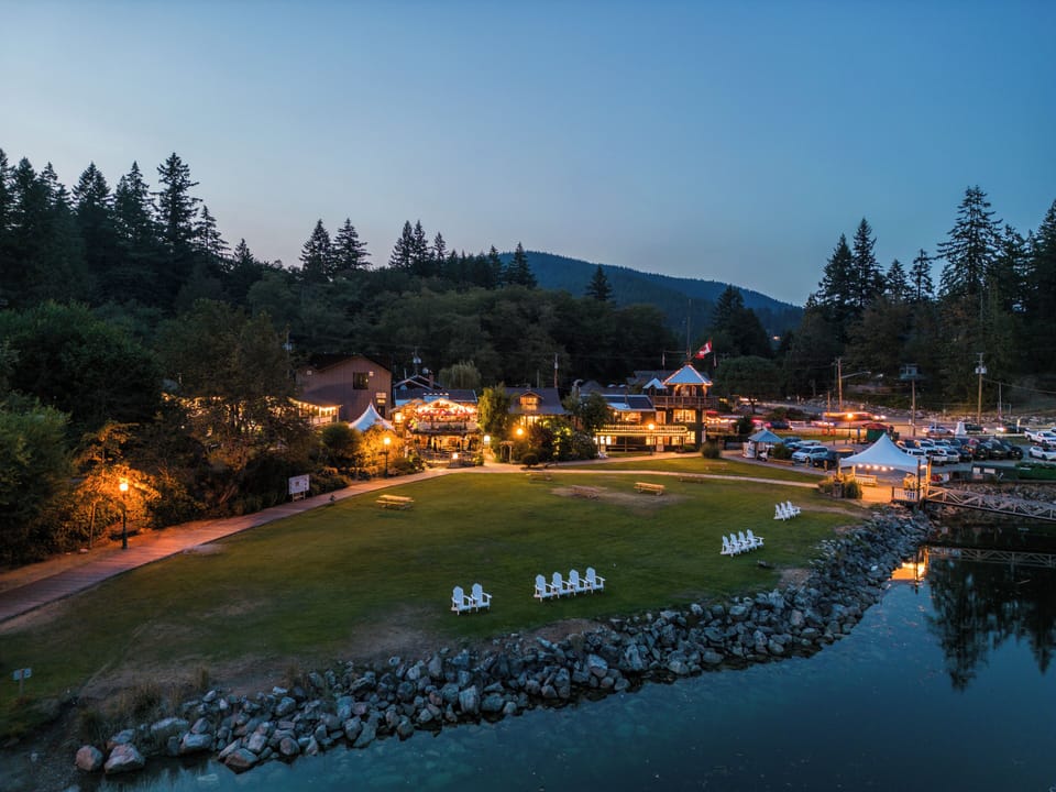 Front of property - evening/night