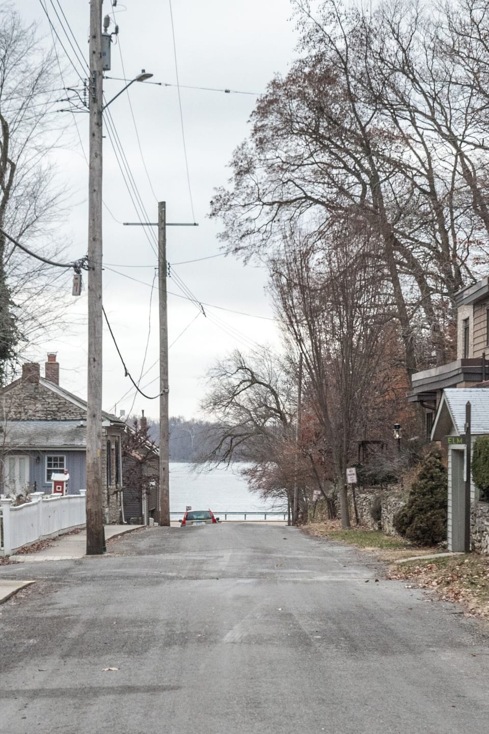 View of river from the front of the home 