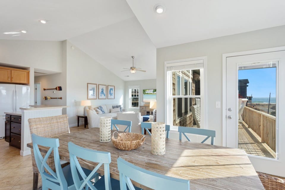 The well-lit Dining Area is perfect for enjoying a meal together or settling down for family game night.