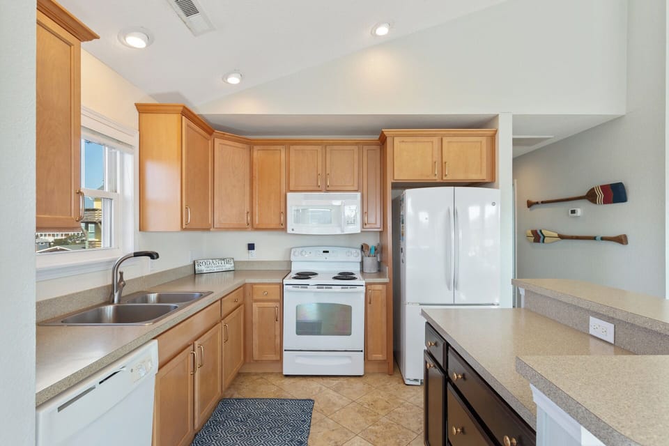 Whip up something the whole family will enjoy in the modern Kitchen.