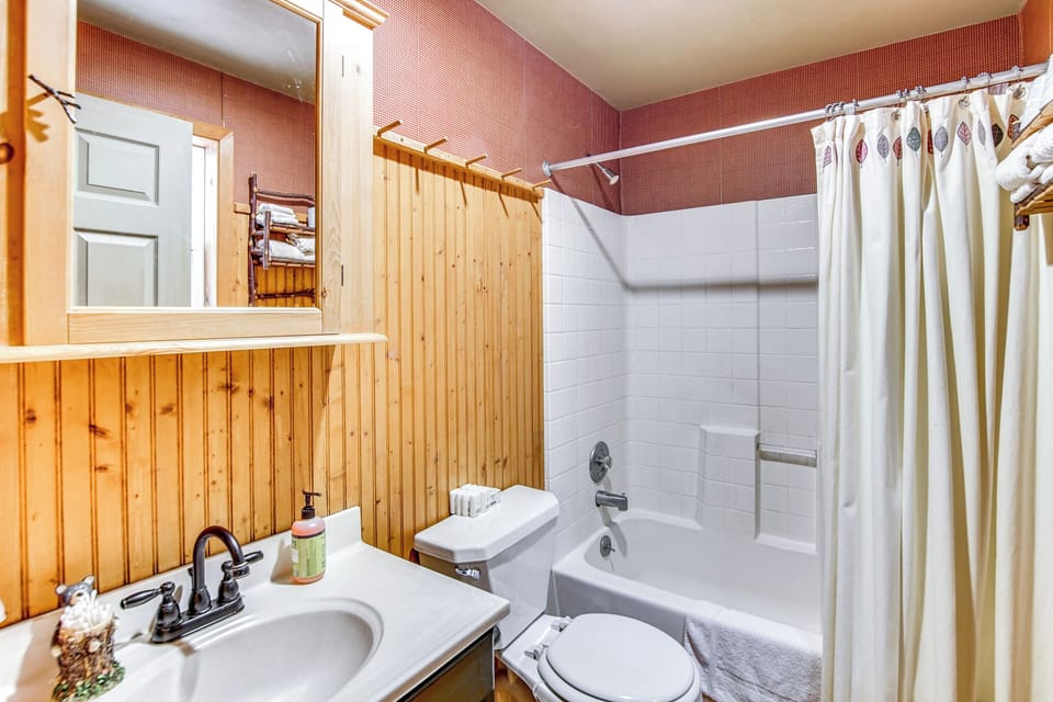 Full Bath | Towels | Hair Dryer | 1st Floor