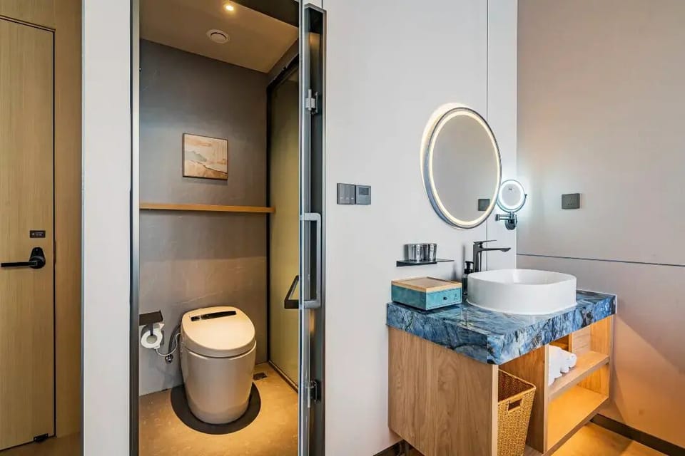 Comfort Double Room | Desk, laptop workspace, blackout drapes, iron/ironing board (on request)