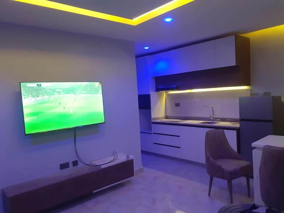 Standard Apartment, Balcony, City View | Living area | Flat-screen TV