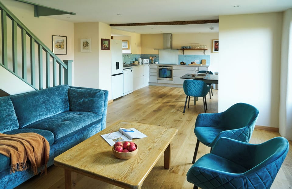 Open plan living / kitchen / dining.