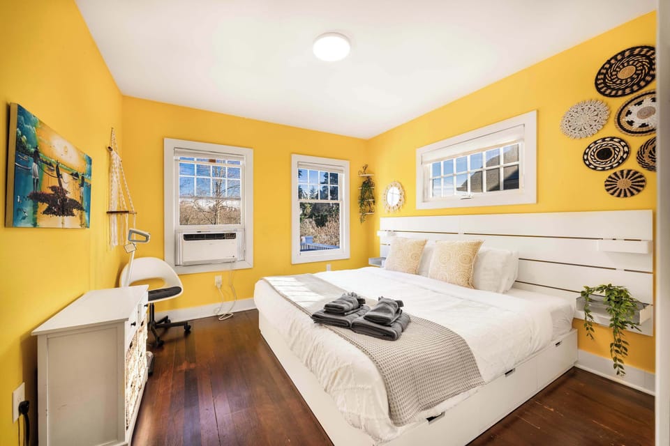 Here is the master bedroom on the main floor. 