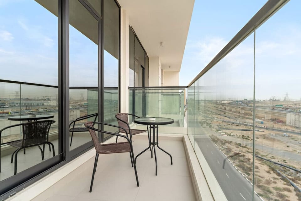 Balcony Bliss: Sip coffee with stunning city views on your private balcony escape!