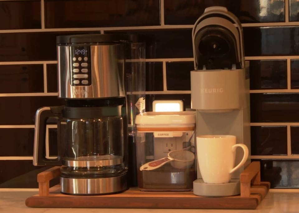Coffee station ready to fuel your day.