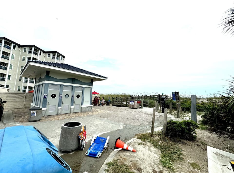 Bathrooms at Beach