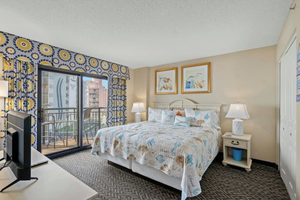Wake up and walk out onto the balcony!