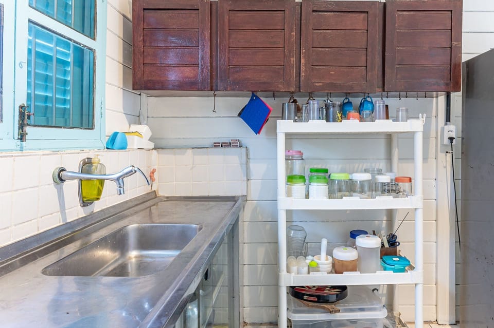 Villa | Private kitchen | Fridge, cookware/dishes/utensils