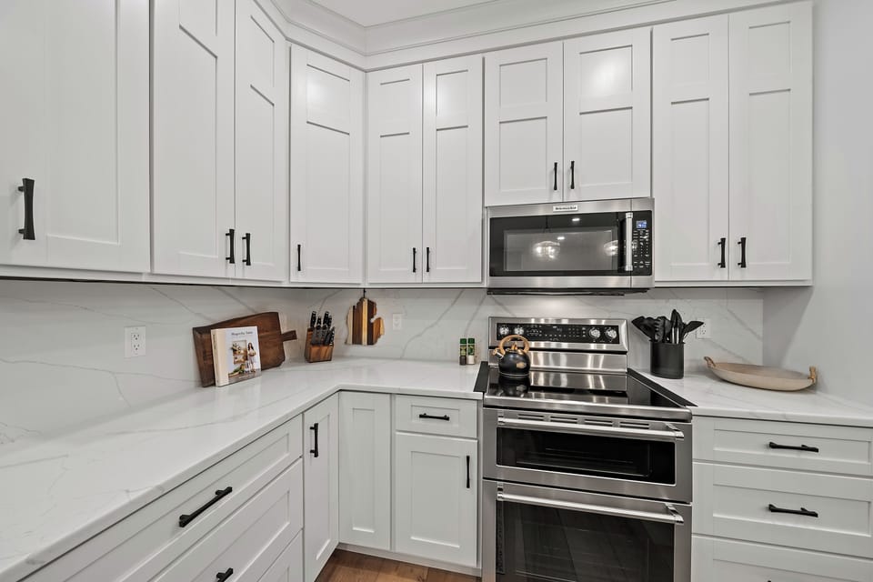 Fully-stocked with all of the pots and pans that you will need!