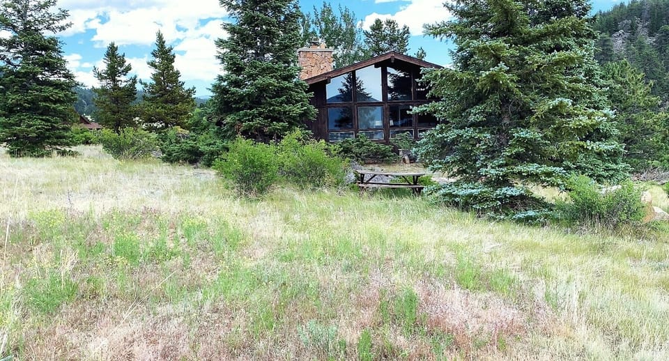 south side of the house