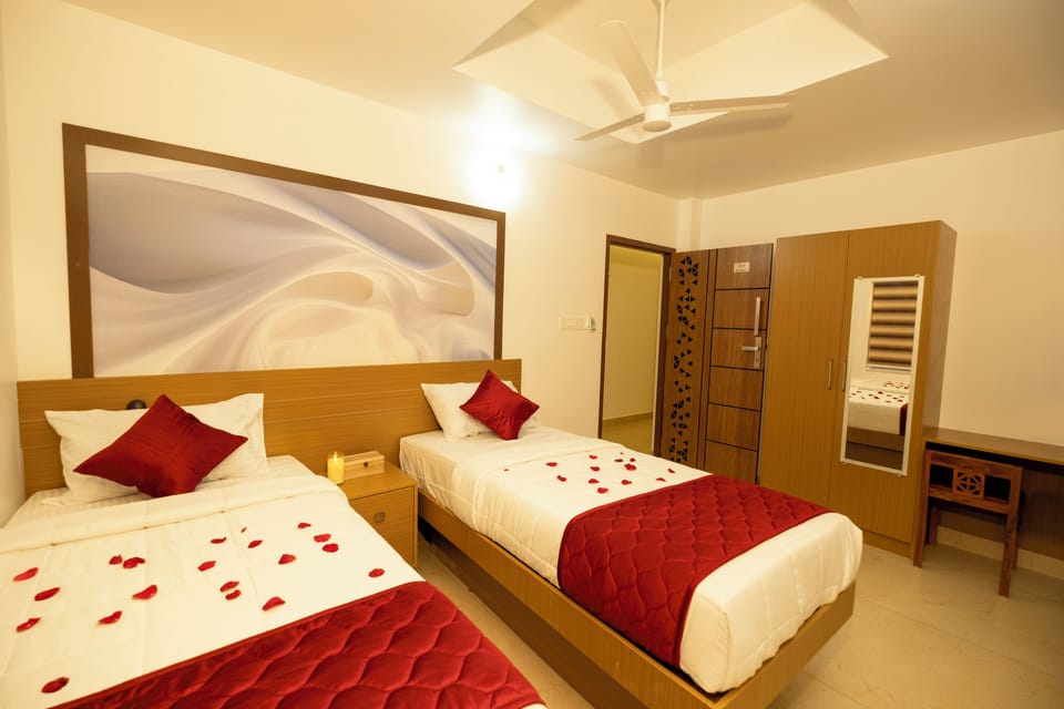 Luxury Double Room, City View | Laptop workspace, free WiFi