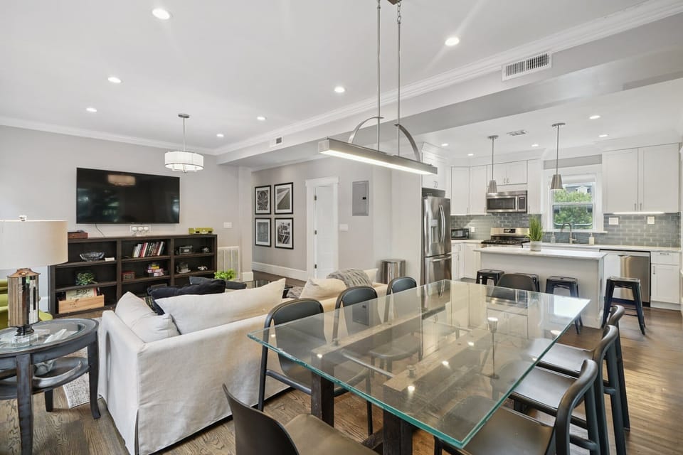 Living Room Unit 2 | Lounge Area with Natural Light | Unit 2 — Second Floor of Building — Unit on One Level