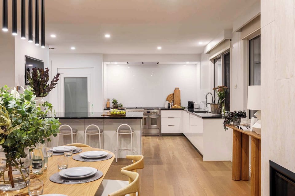 Dining area and Kitchen area