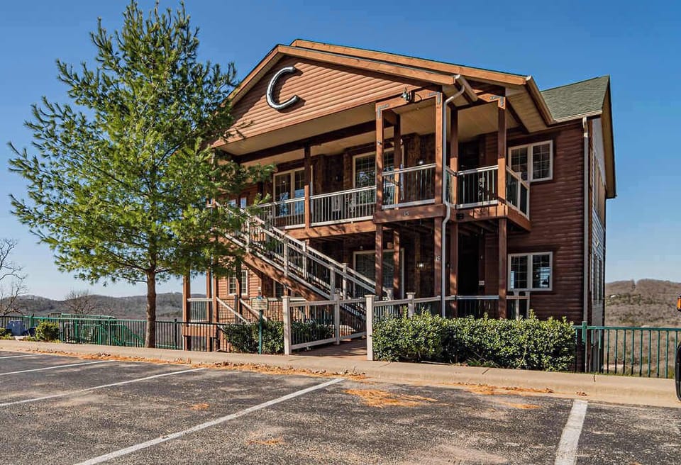 The condo is in the first building in the neighborhood.