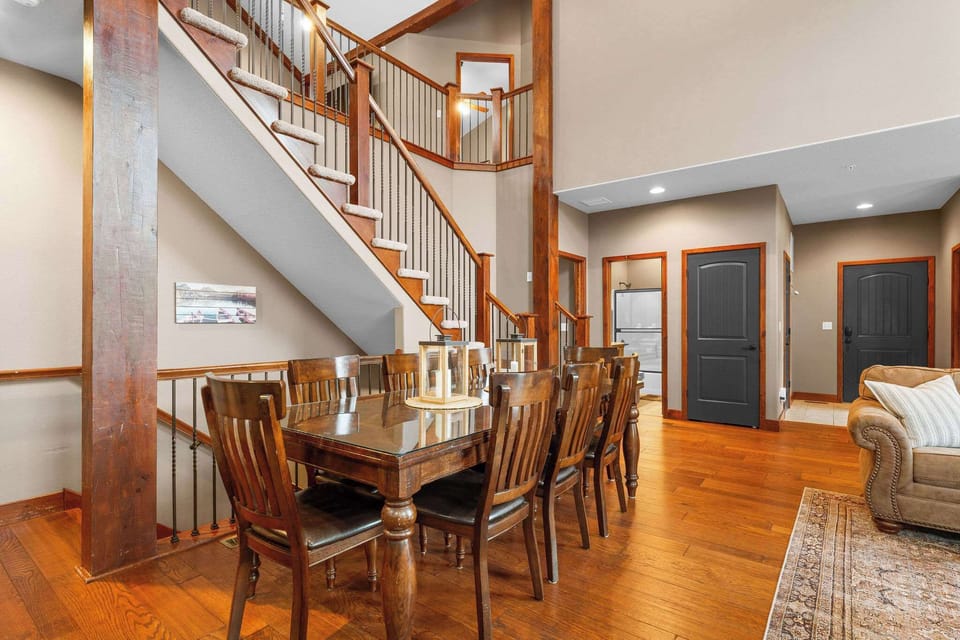 Gather around one of the TWO dining tables for a meal!