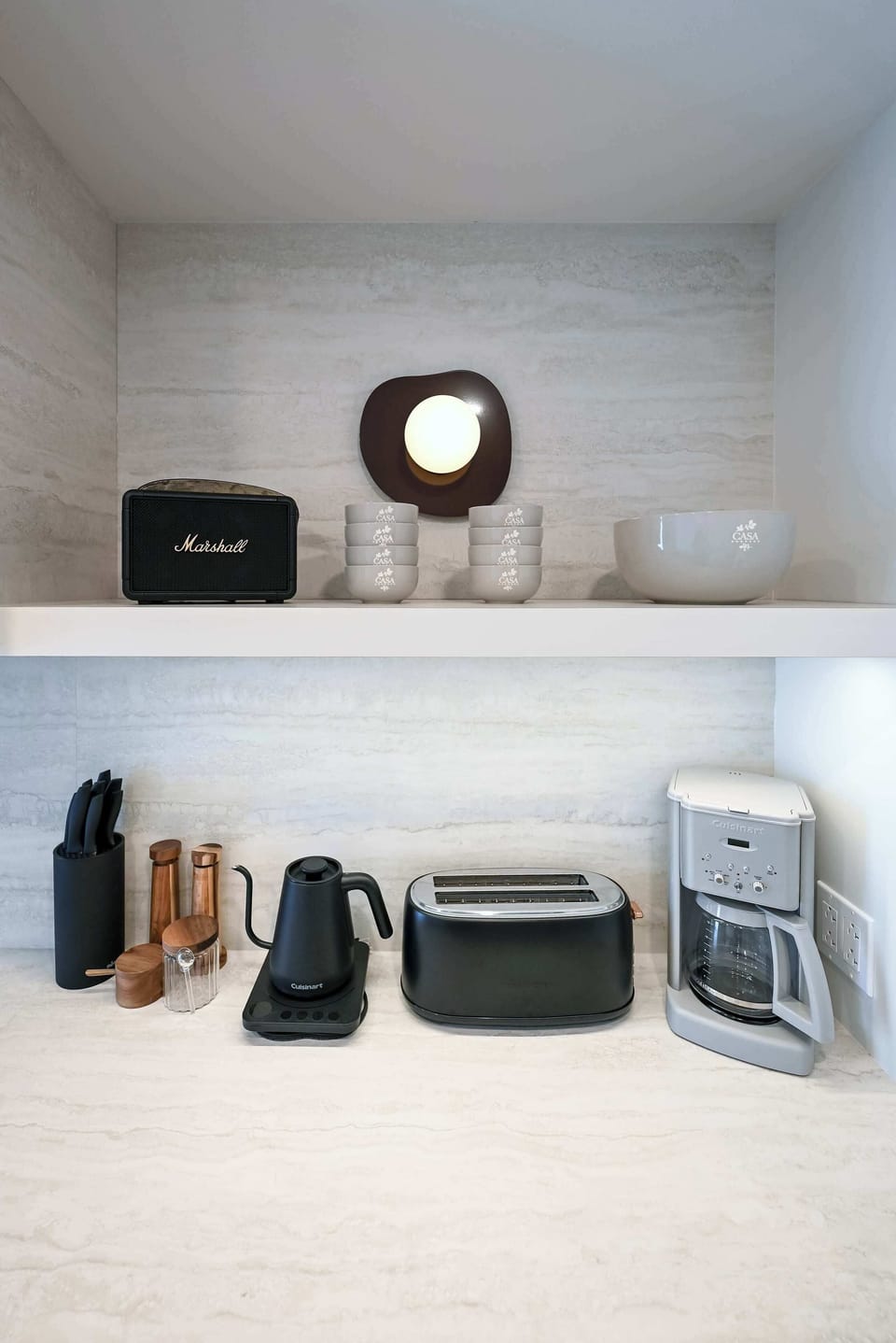 Fully stocked kitchen