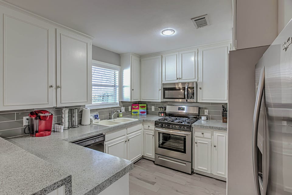 Prepare your favorite meals in the full kitchen