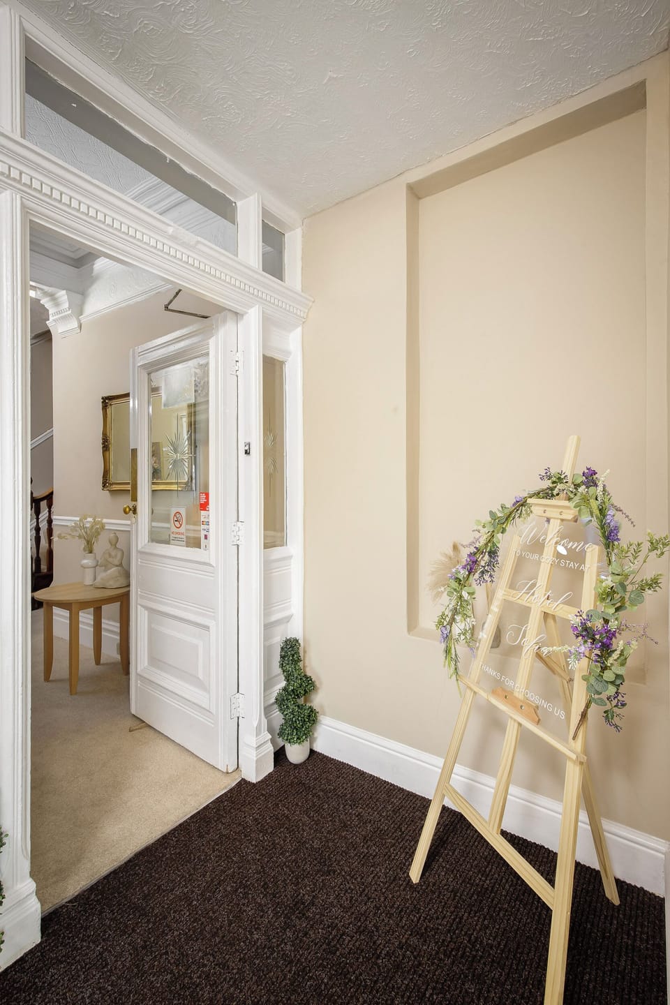 Interior entrance