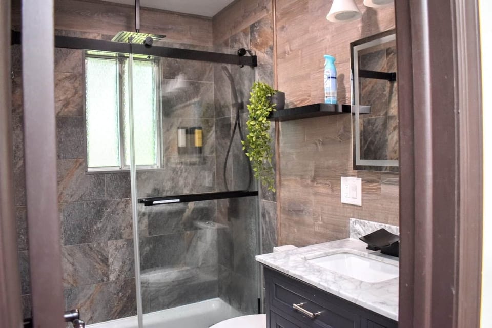 1 - Bathroom with stay shower