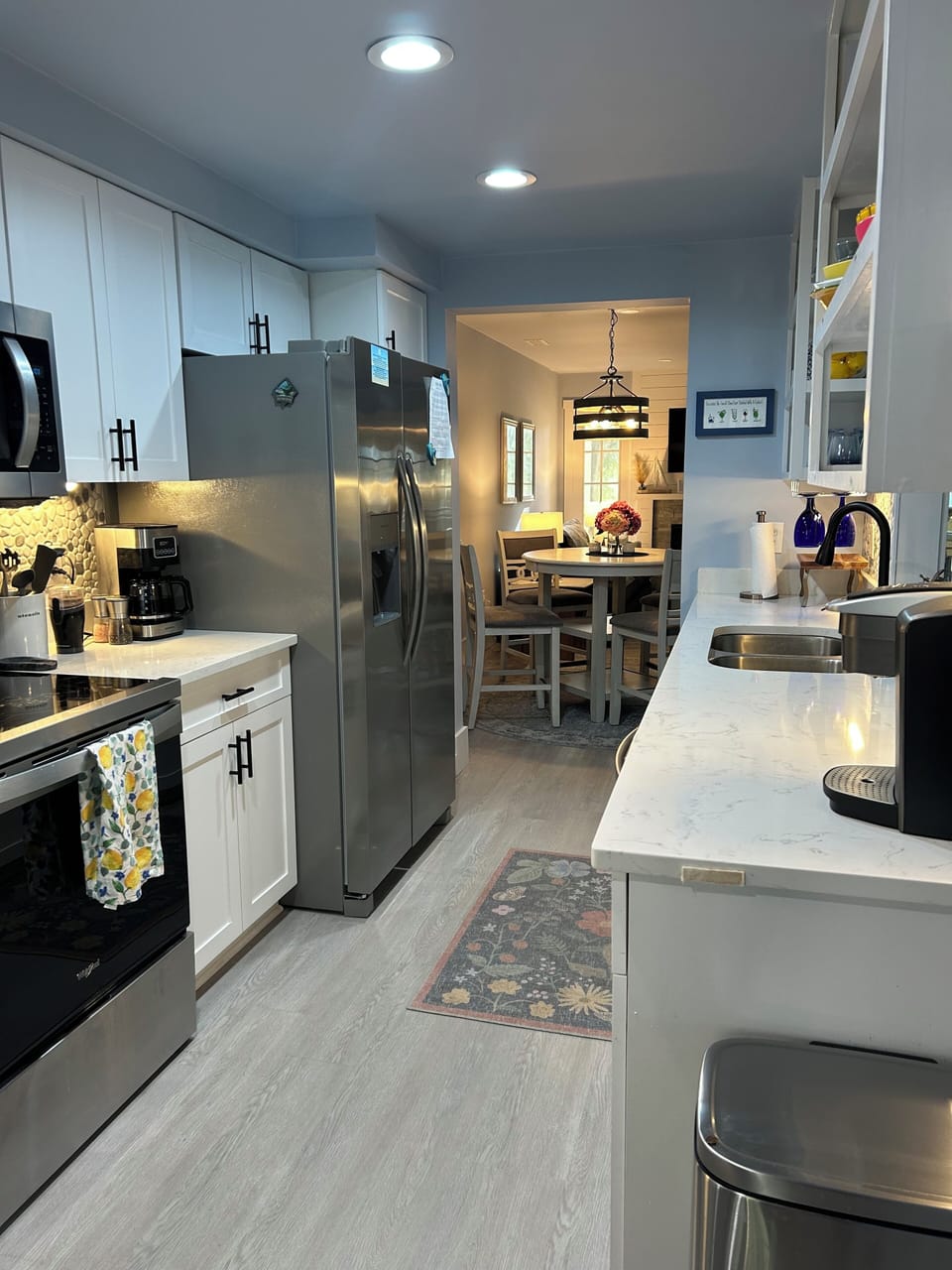 All stainless steel appliances