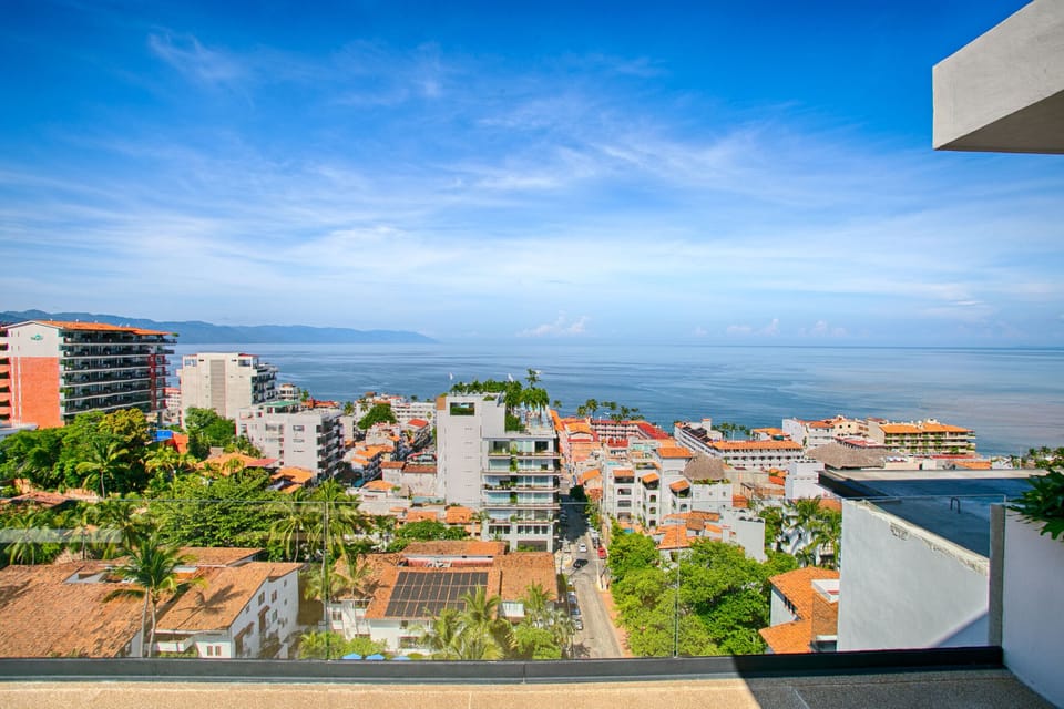View from the rooftop terrace