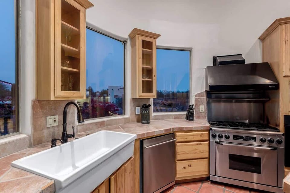 Cook like a pro in this fully equipped kitchen with all the appliances and essentials you need.