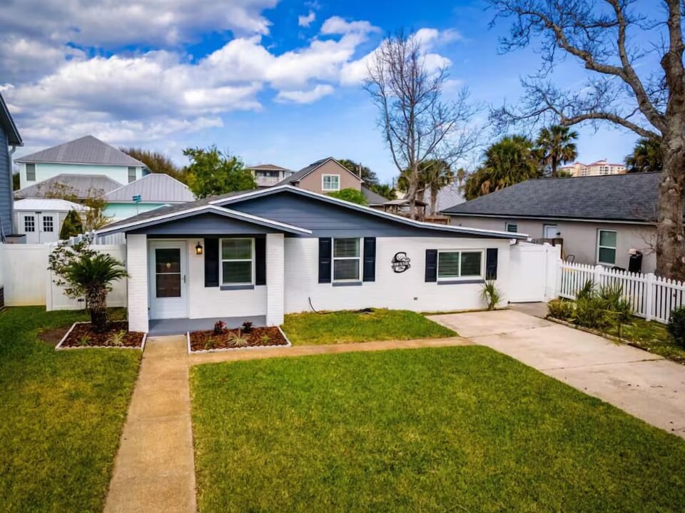 Exterior of home with easy parking and access