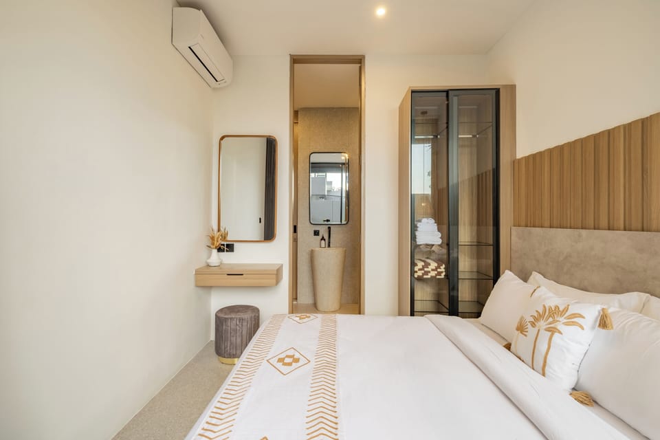Deluxe Villa, 3 Bedrooms, Private Pool, Pool View | WiFi (free), bed sheets