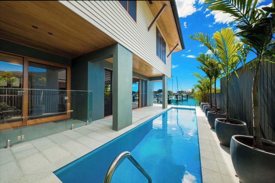 Cool off in the lap pool - with a view! 