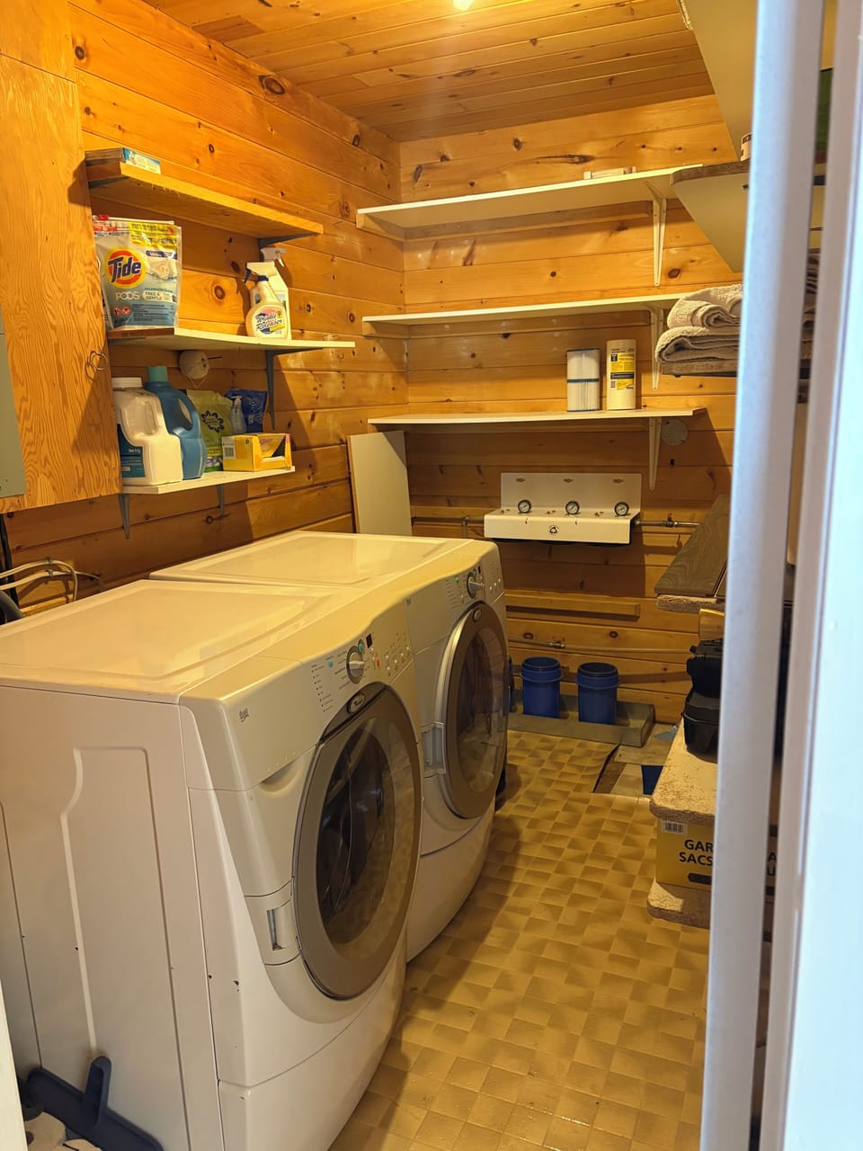 Laundry area