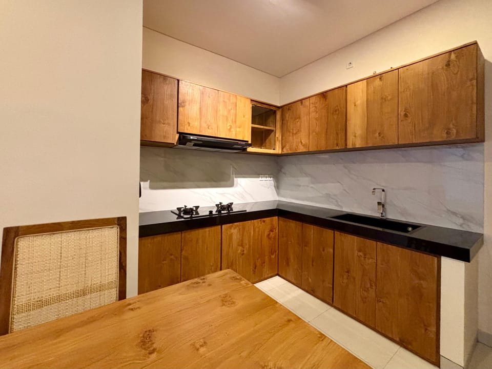 Two-Bedroom Villa with Private Pool | Private kitchen | Fridge, microwave, stovetop, toaster