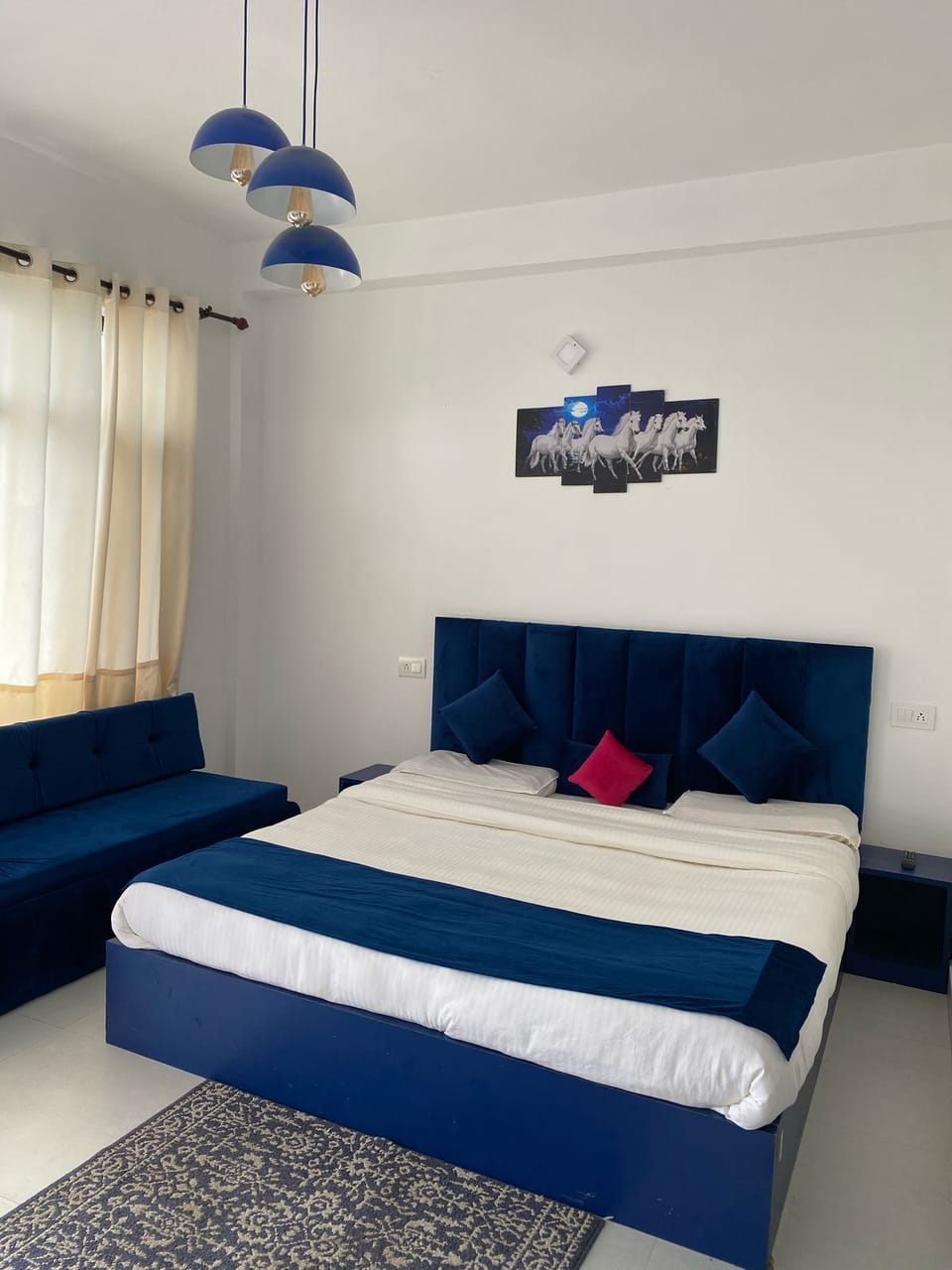 Family Twin Room, Balcony | In-room safe, individually decorated, individually furnished, desk
