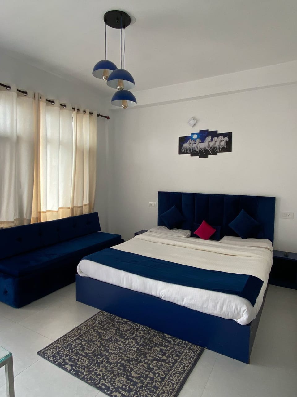 Family Twin Room, Balcony | In-room safe, individually decorated, individually furnished, desk